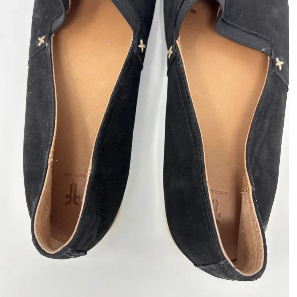 Frye black suede